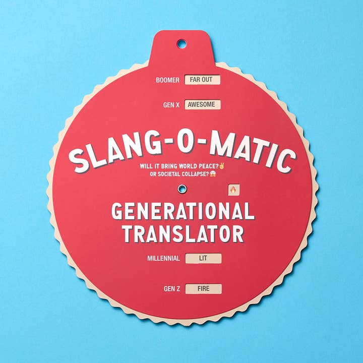 Dissent Pins - Wholesale Gag Gift/Novelty Gift - Slang-o-Matic Generational Translator