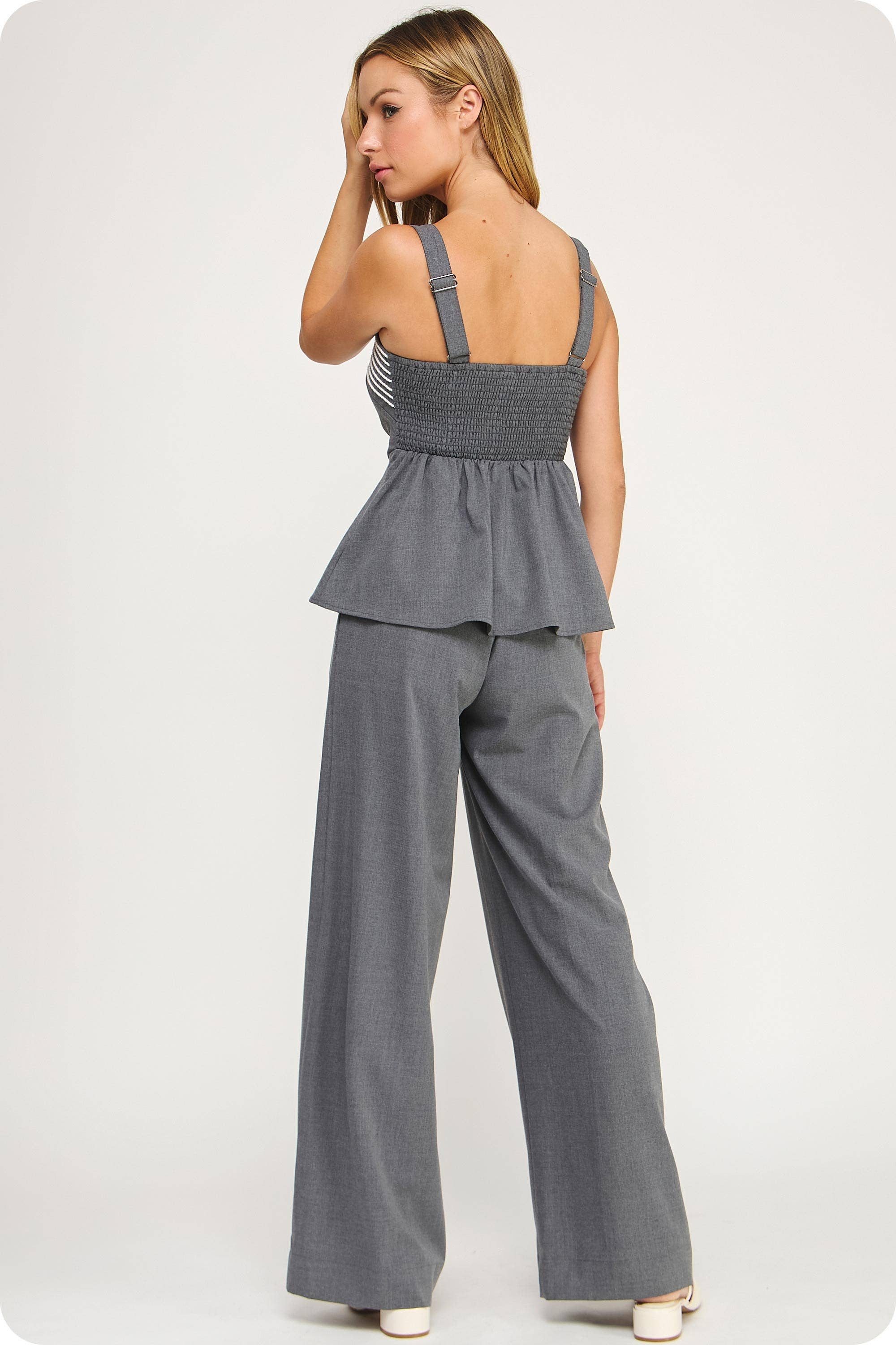 Strut & Bolt – wholesale Byxor - Dam – Kostymbyxor med vida ben21