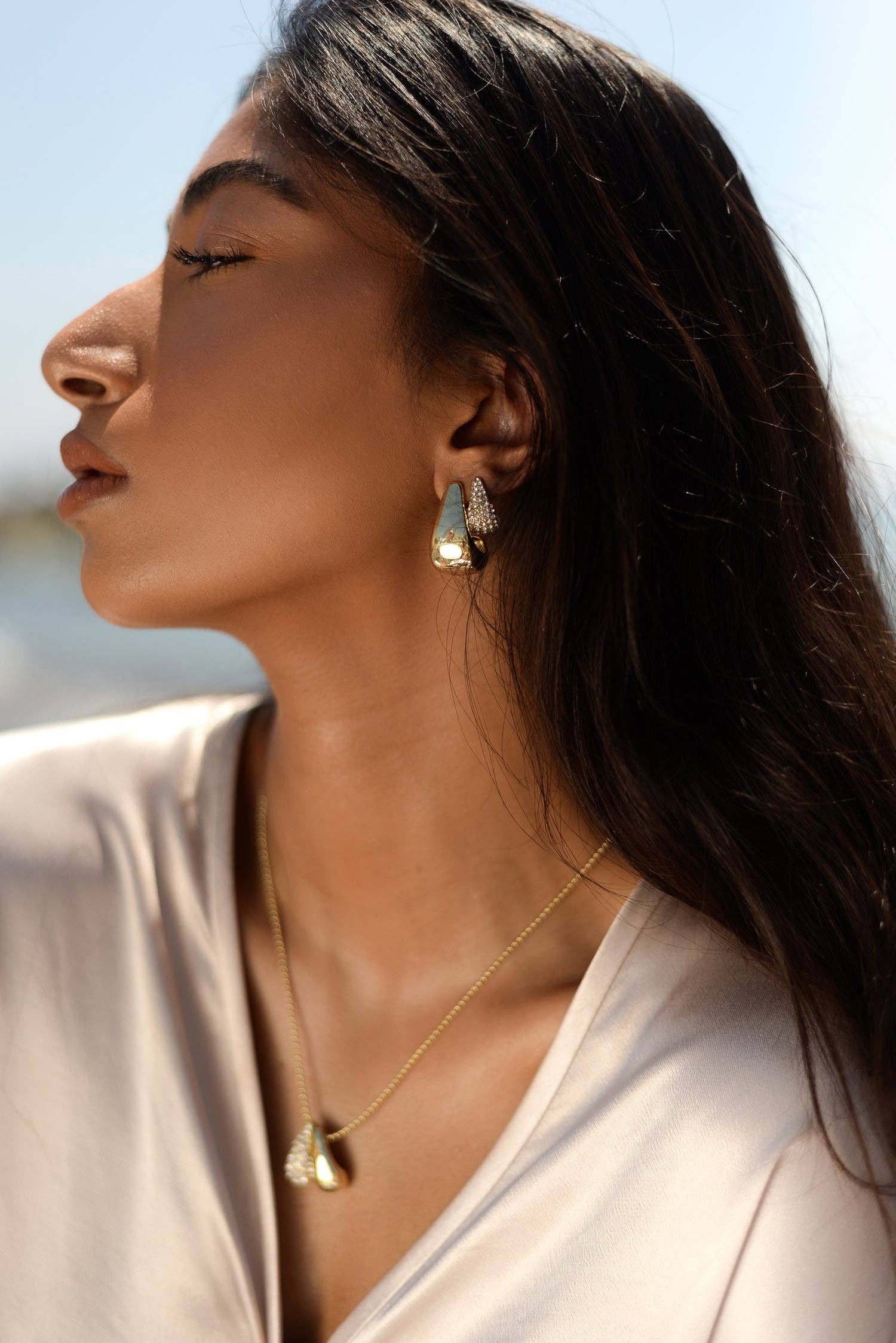 Gold Soho Bold Earrings for wholesale on Faire2