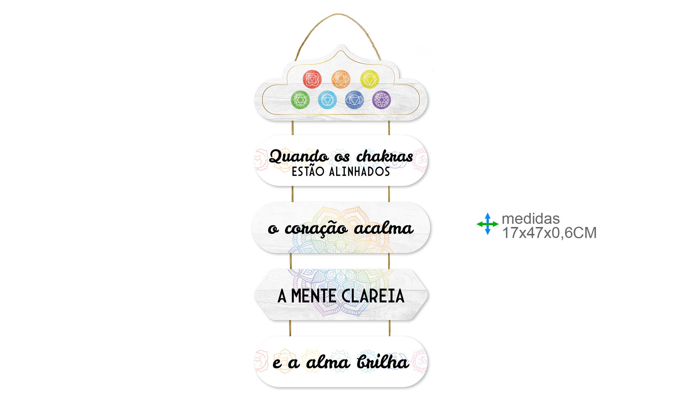 Esoterica Arte - Venta al por mayor Papel pintado 3D - Placa Pared MDF 17x47x0,6cm (6unid)0