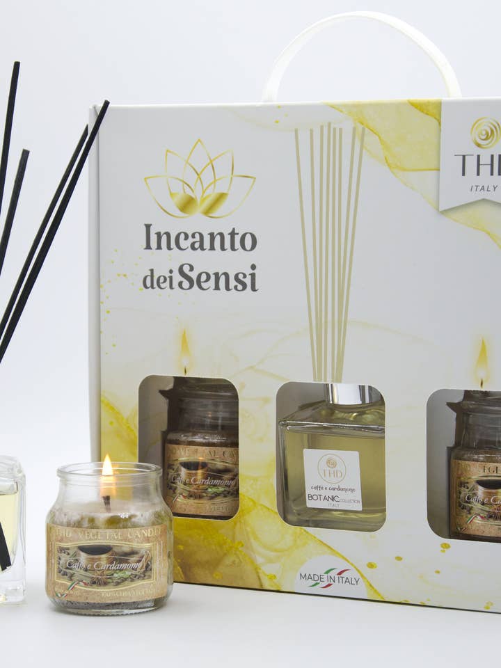 Gift Box Enchantment of the Senses Coffee and Cardamom for wholesale by Thd Tophouse