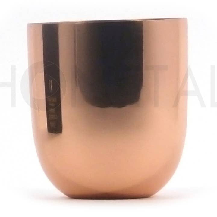 Vaso de Vela em Cobre Rosa Dourado para 150g de Cera por atacado de Wholesale Hometals