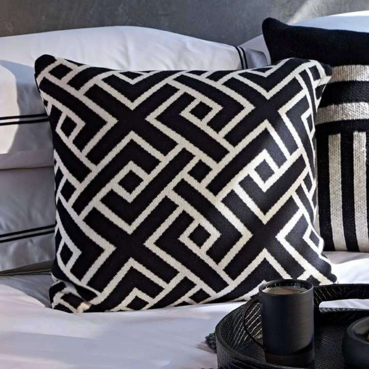 The African Home Goods – Capa de almofada decorativa por atacado – Capas de almofada Interlock de malha de algodão puro e algodão Scatter0