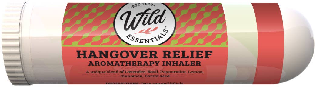 Wild Essentials - Vente Inhalateurs d'aromathérapie - Inhalateurs d'aromathérapie « Hangover Relief » avec huiles essentielles1
