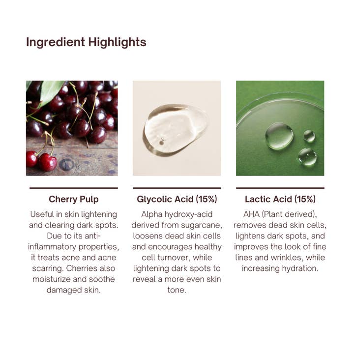 PureCeuticals Skin Care - Wholesale Facial peel - Cherry Glycolic Peel 15%4