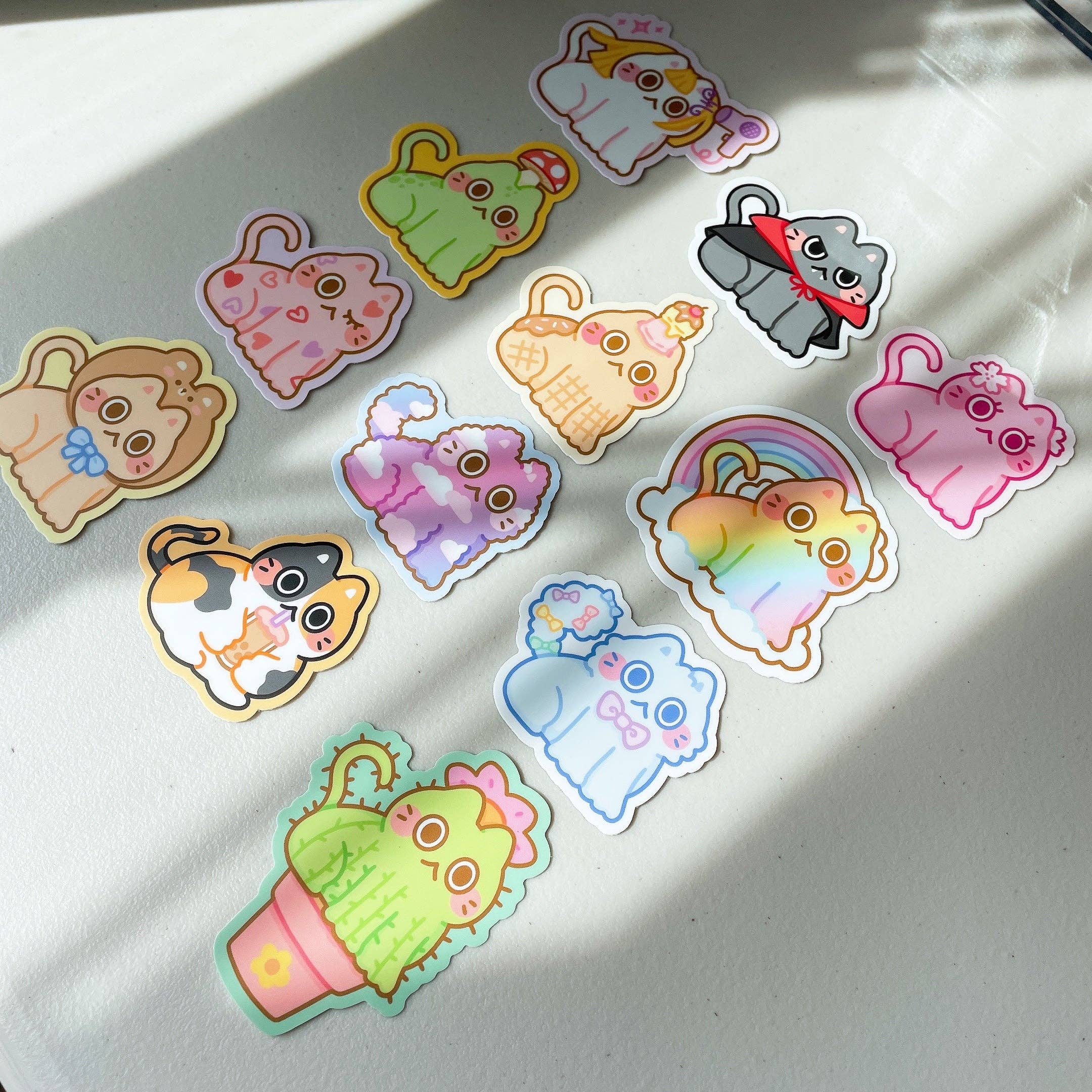 StickyRiceCo - Wholesale Sticker - Cat Stickers12