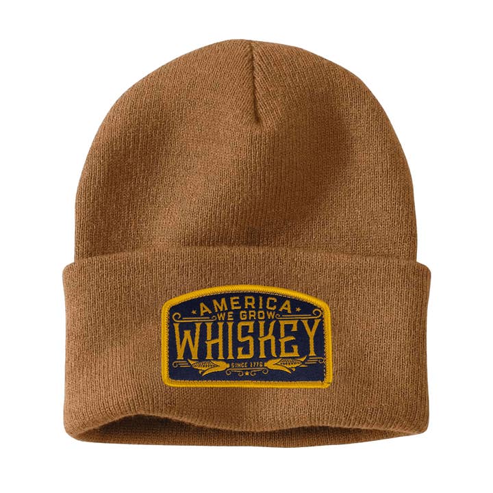 American Cattle Co - Wholesale Beanie – Unisex - We Grow Whiskey Beanie-Barn