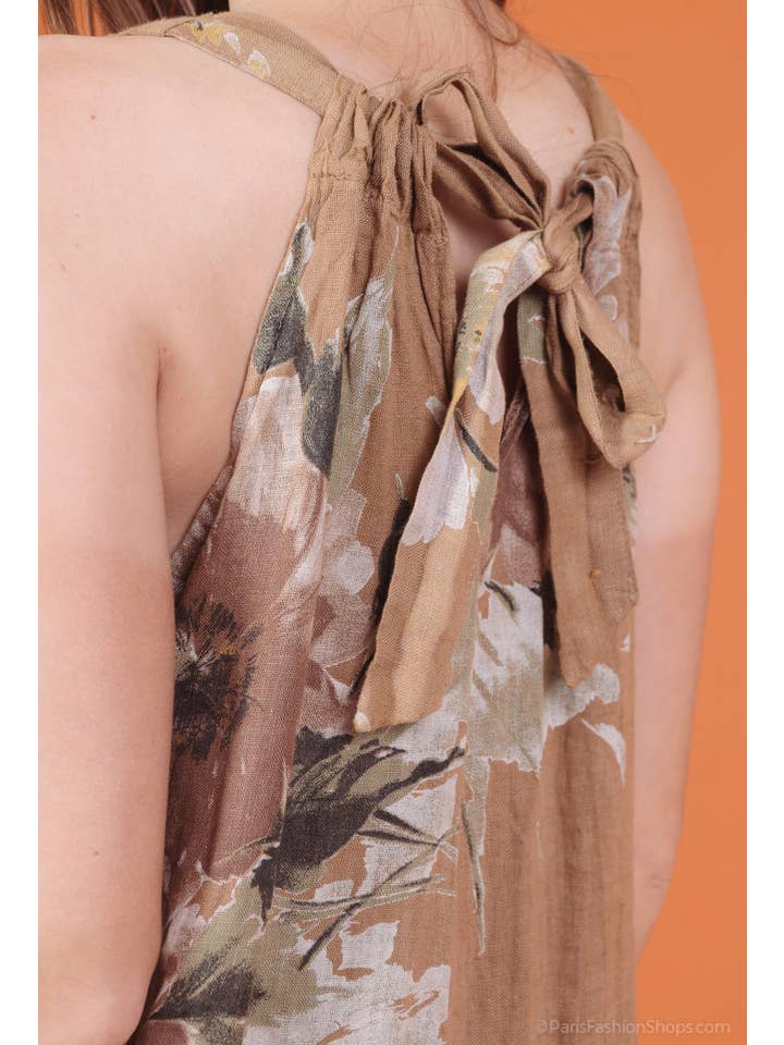 Shyloh - Wholesale Onesie - Women's - Flowy long dress with floral print and straps 2059934