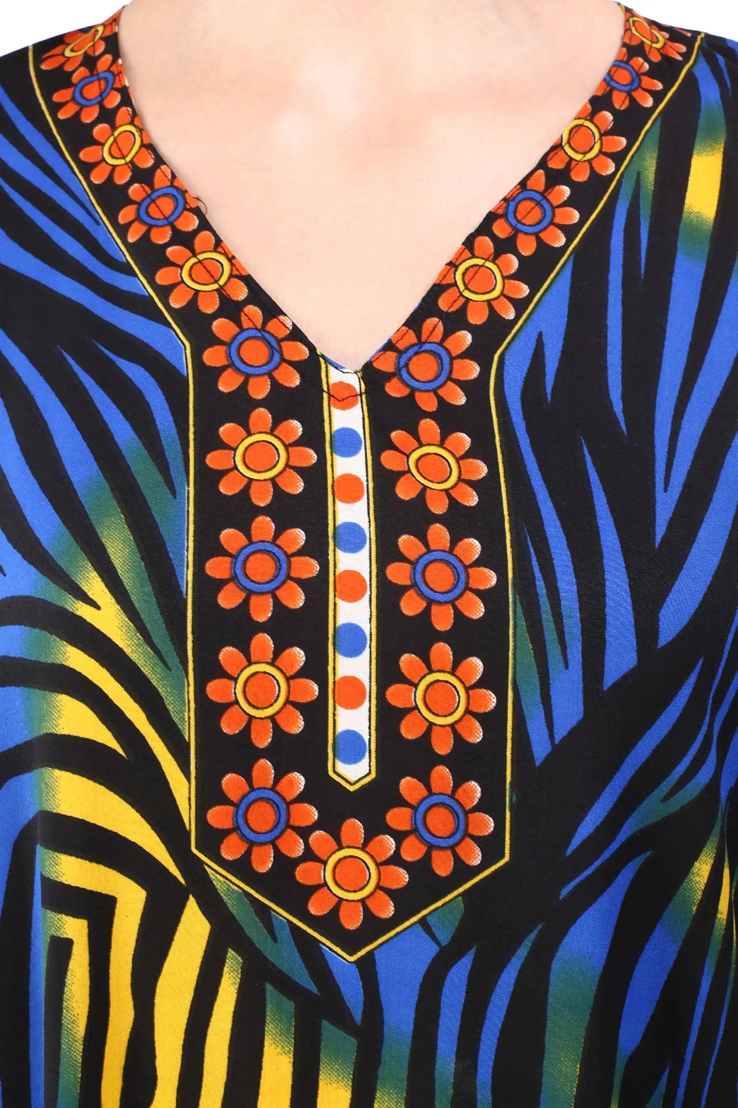 Miss Lavish London - Wholesale Kaftan - Women's - Women Long Kaftan Summer Caftan Dress, 2 Colors S-3XL, 6013