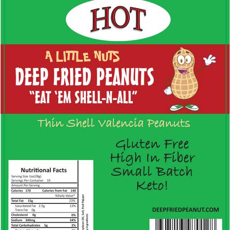 HOT Deep Fried Peanuts for wholesale by A Little Nuts Deep Fried Peanuts