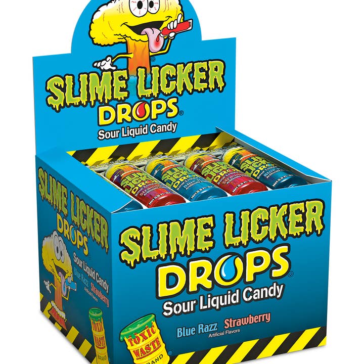 Grandpa Joe's Candy Shop - Wholesale Snack Bar - Toxic Waste Slime Licker Drops, 30ct