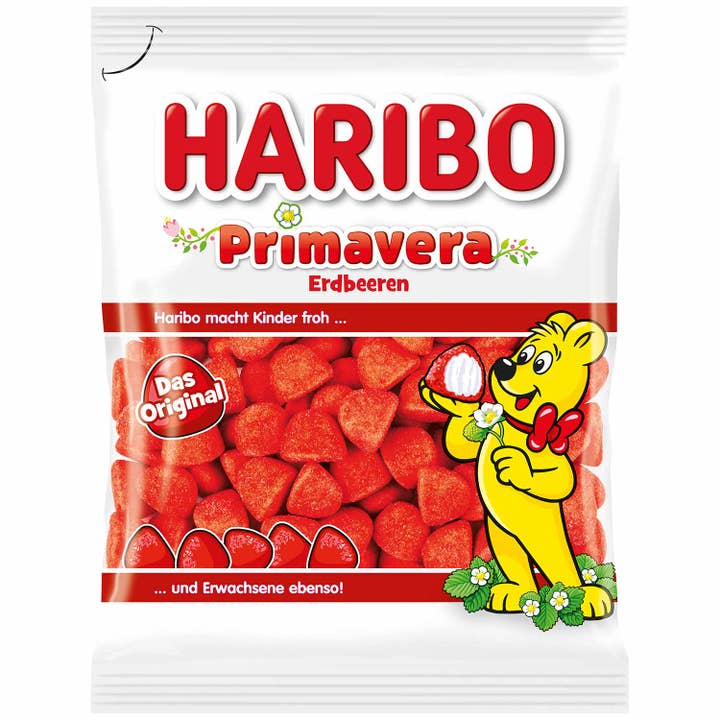 Global Bite Co - Wholesale Gummy - Haribo Primavera Erdbeeren (Germany)