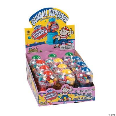 DUBBLE BUBBLE MINI GUMBALL MACHINE for wholesale by Fun Express