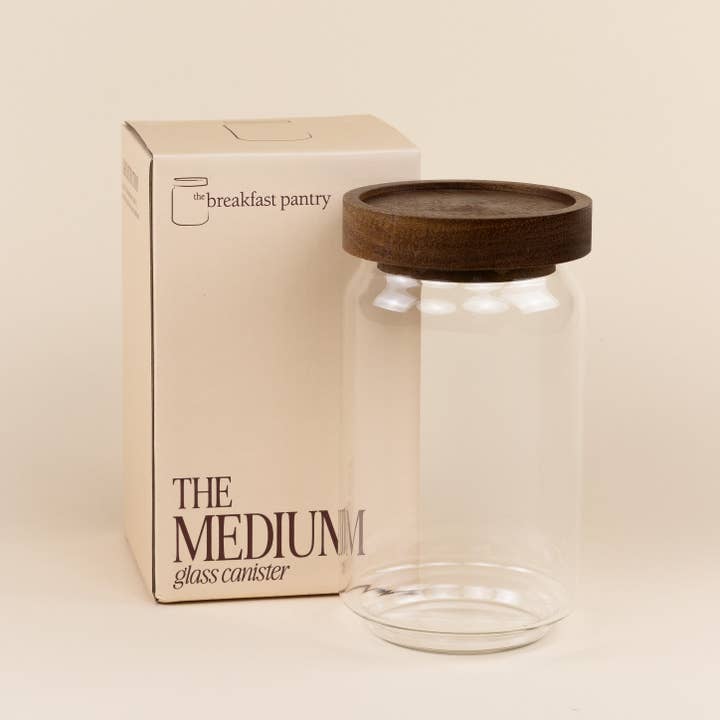 The Breakfast Pantry - Wholesale Canister - The Medium Glass Canister2