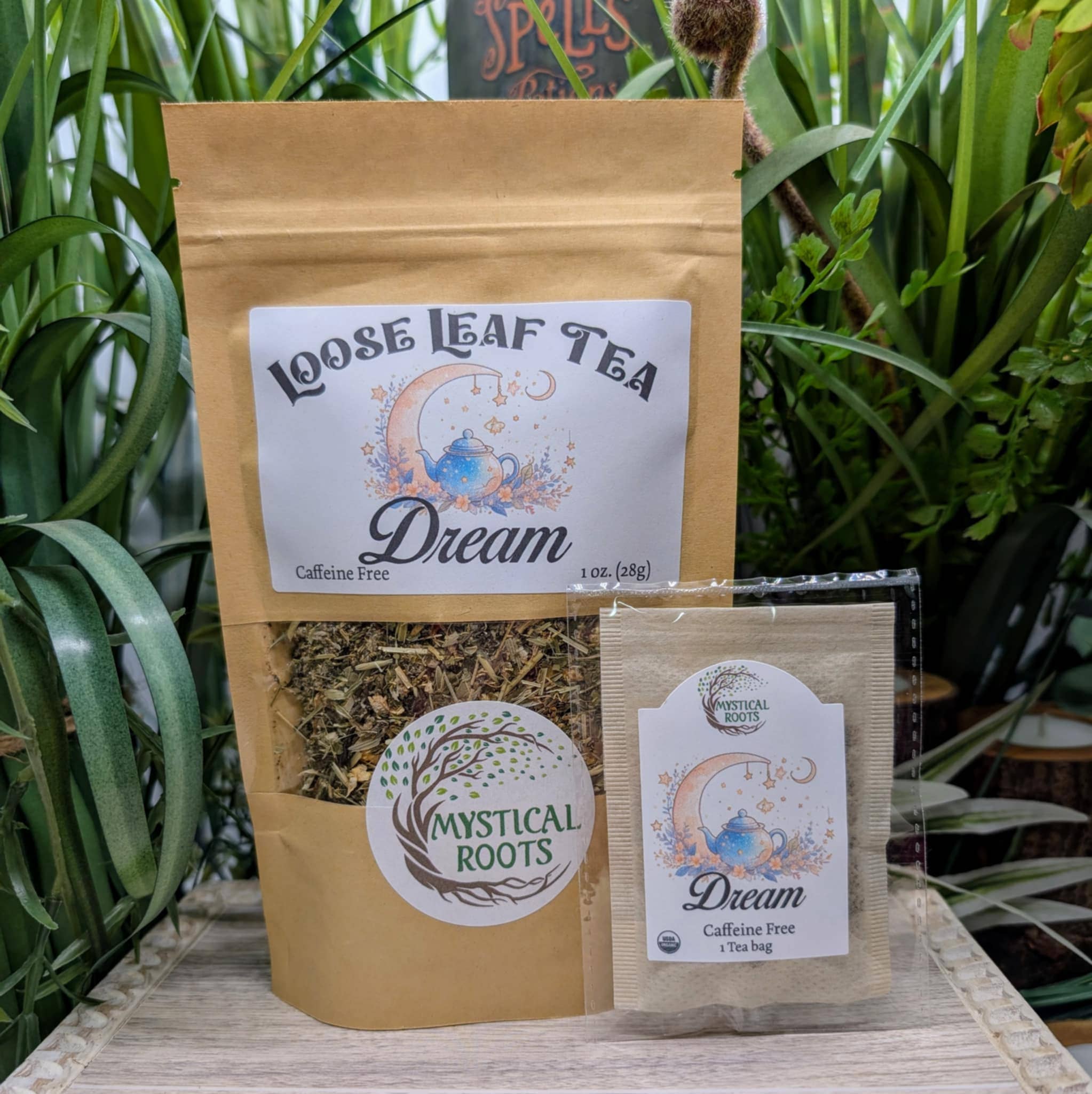 Mystical Roots - Wholesale Tea Bags - Dream – Herbal Tea for Dream Recall & Dreamwork - Cuppa4