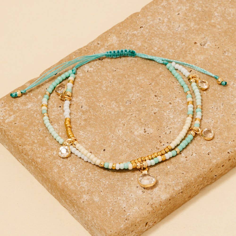 Anarchy Street – Engroshandel Perlearmbånd – Gem Charms Frø Perlejusterbar Snorarmbånd3