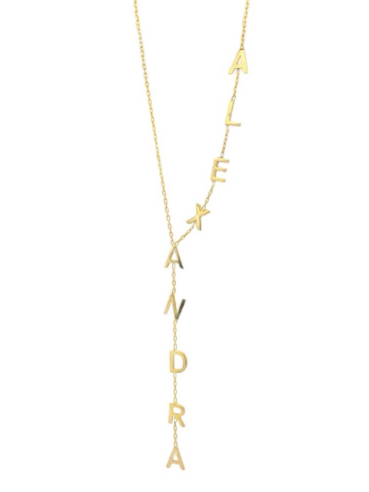Colar Lariat Name por atacado de Shop Alexandra Madison