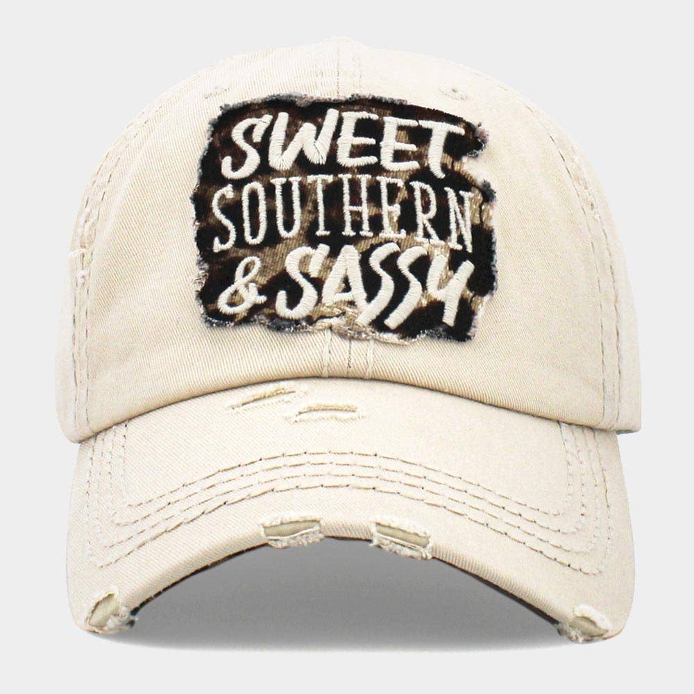 Sensibling Corp. - Wholesale Baseball Cap - Women's - SWEET SOUTHERN SASSY Vintage Baseball Cap2