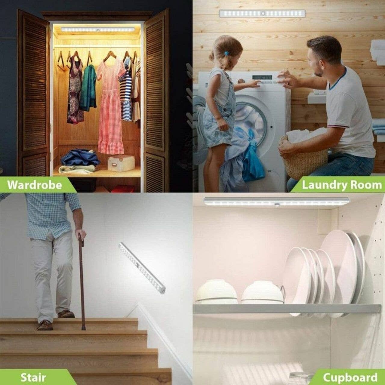 Infinite Basics - Wholesale Light Bulb/Puck - Stick Anywhere LED Motion Activated Sensor Light Rechargeable8
