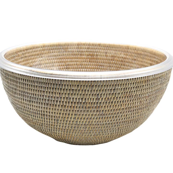 Insalatiera interna acrilica Lunch XL Bianco cerato per la vendita all'ingrosso da parte di Pagan