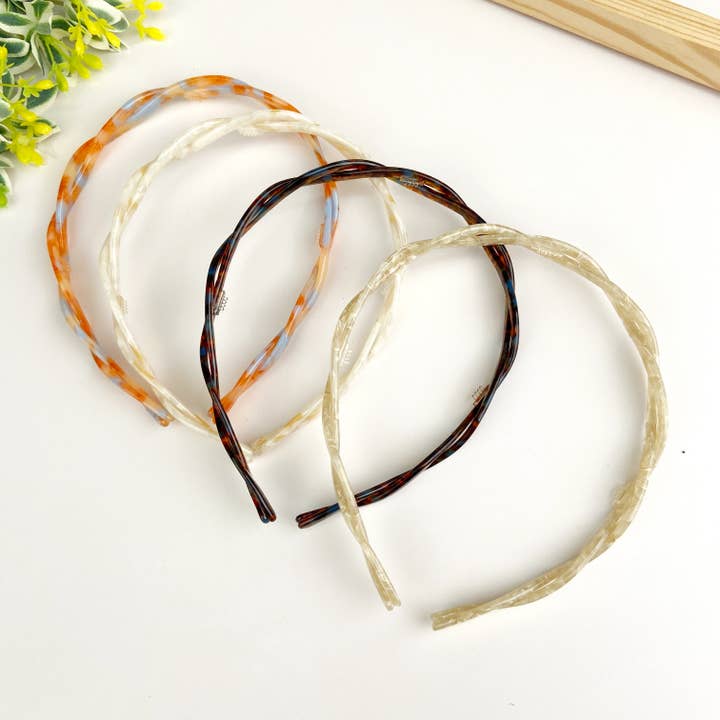 TheDivaSoap - Wholesale Fashion Headband - Women's - Acetate non-slip fine textured headband