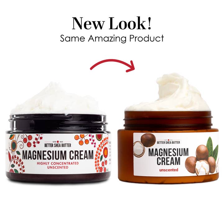 Better Shea Butter - Wholesale Body Cream/Lotion - Magnesium Cream (Unscented) for Sleep and Relaxation8