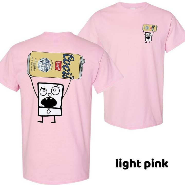 TheKingShirt - Wholesale Graphic Sweatshirt - Women's - Doodlebob Coors Banquet Funny Meme Graphic Tee for Men1