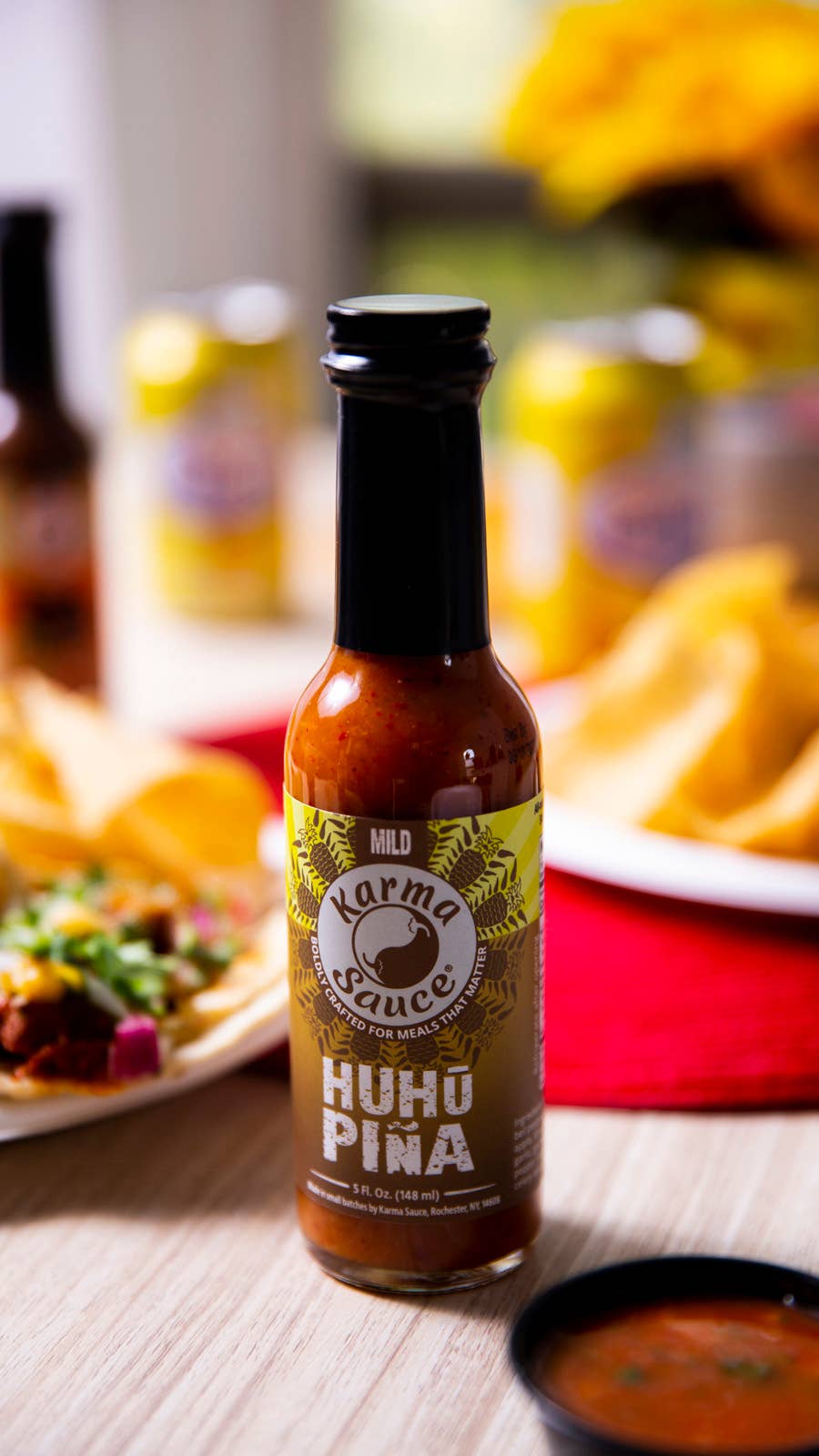 Karma Sauce – wholesale Hot sauce – Huhū Piña sold in increments of 65