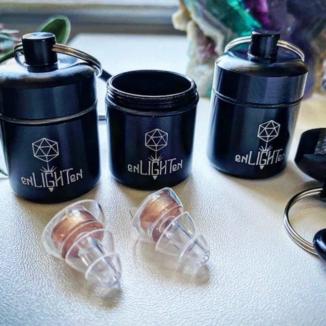 Enlighten - Wholesale Earplugs - High Fidelity Ear Plugs – Festival Ear Plugs, Music Ear Protection, Secure Storage, Sleek Design, Premium Sound Quality, Noise Reduction1