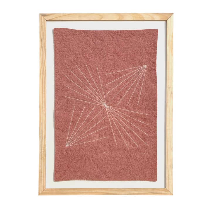 Array | Felt Wall Art | Naturally Dyed | Limited Edition for wholesale by DABU