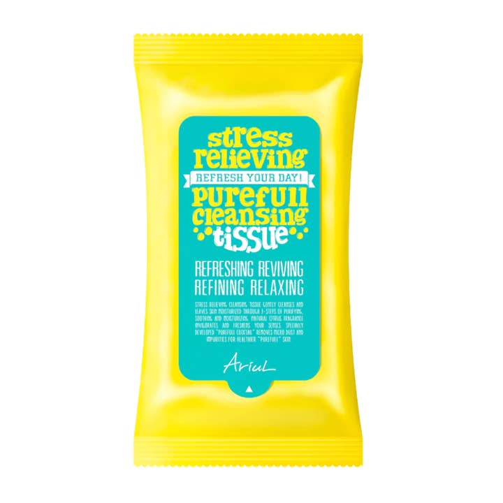 Ariul Stress Relieving Purefull Cleansing Tissue (Travel Size) for wholesale by YOLA BEAUTY