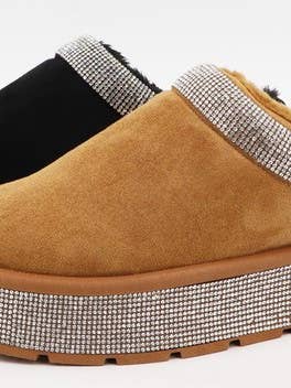 Strassplattform SLIP ON Fuzzy päls för wholesale av Andrea Bijoux