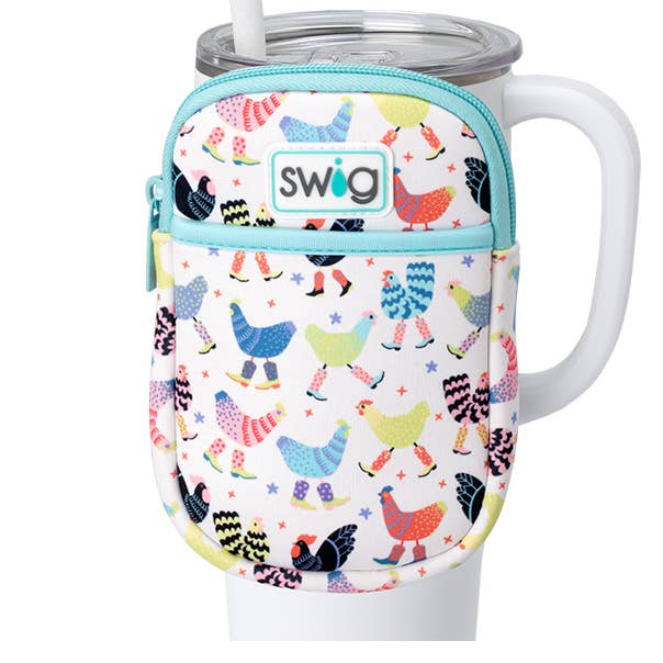 Funky Chicken Mega Mug Pouch for wholesale by Swig Life