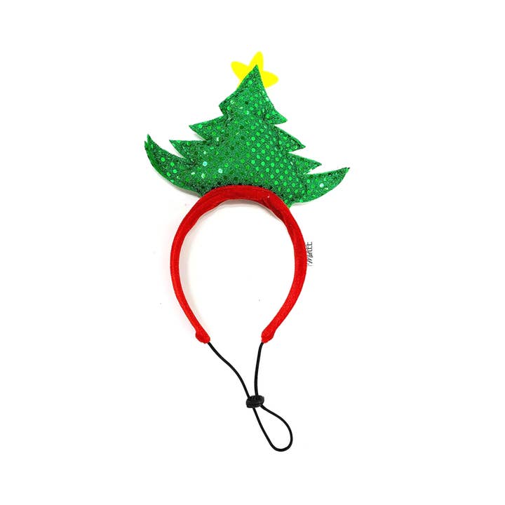 Midlee Designs – wholesale Pet costume – Dog – Midlee Christmas Tree Dog Headband3