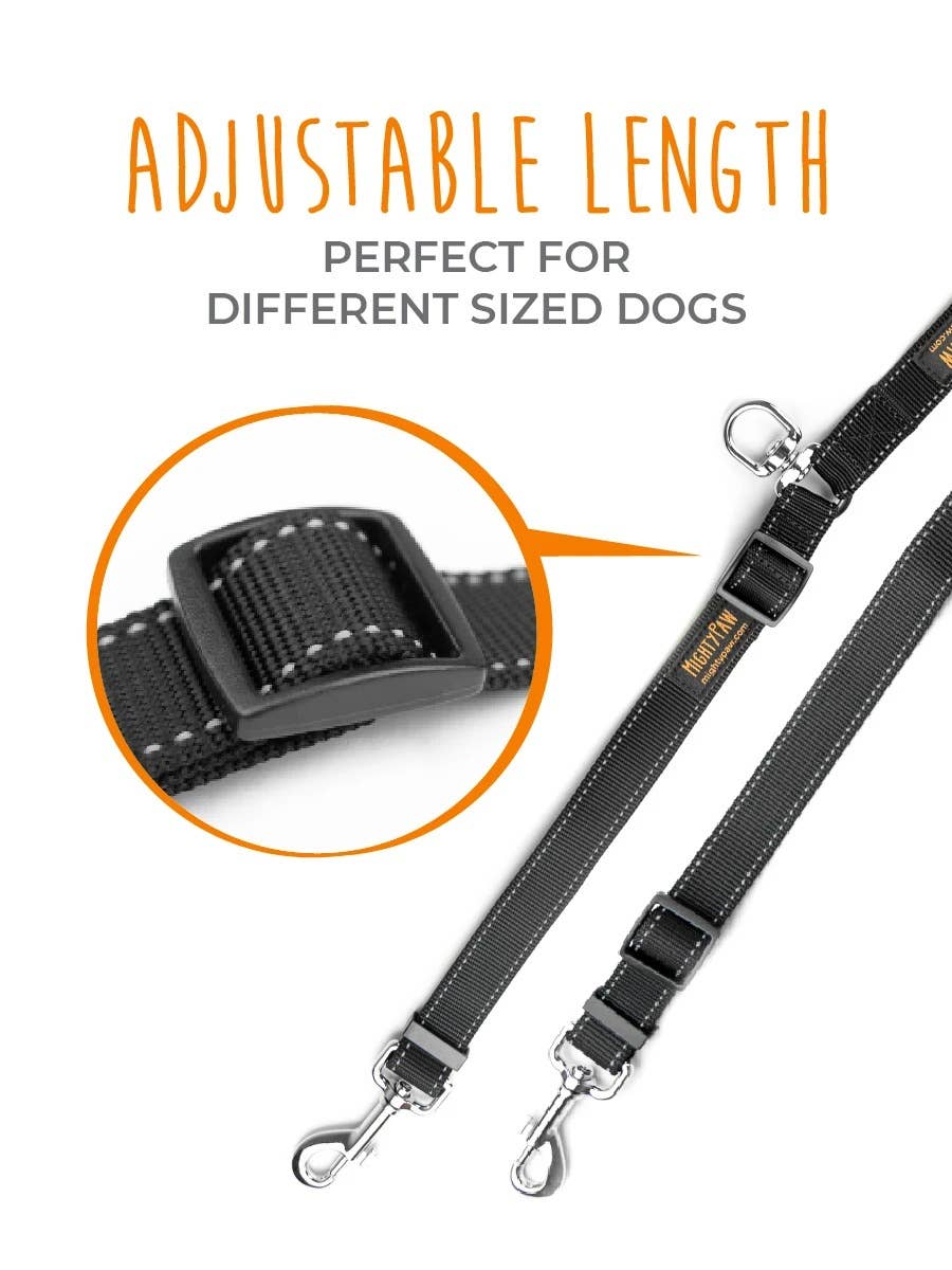 Mighty Paw - Vente Laisse – chien - Laisse double pour chien - Poignée en corde7