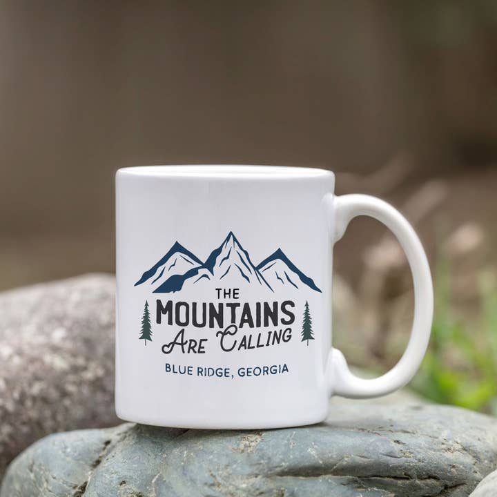Canary Road - Wholesale Coffee Mug - Mountains Are Calling Mug, Camping Coffee Cup, RV Resort