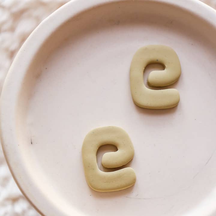 Rainbow's Clay - Wholesale Stud/Post Earrings - Swirl Studs4