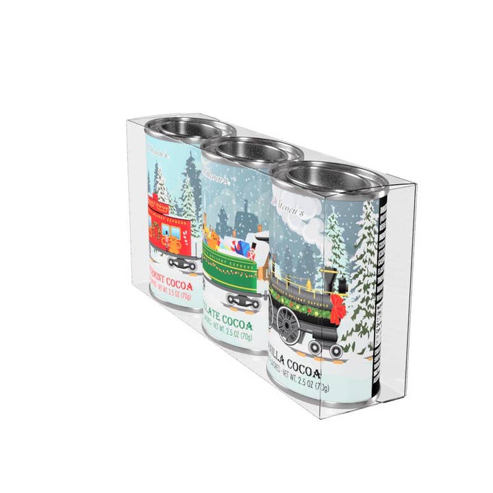 McSteven's - Wholesale Hot Cocoa Mix/Kit - Holiday Express Winter Cocoa Gift Set (2.5oz Tins)10
