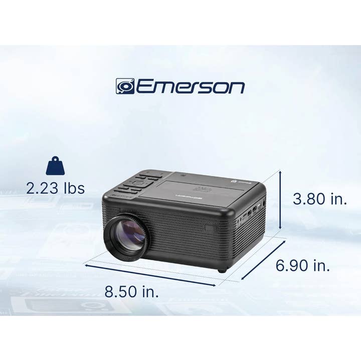 JupiterGear Home - Wholesale Portable Projector - Kids - Emerson 120In LCD Projector DVD Combo w TV Tuner9
