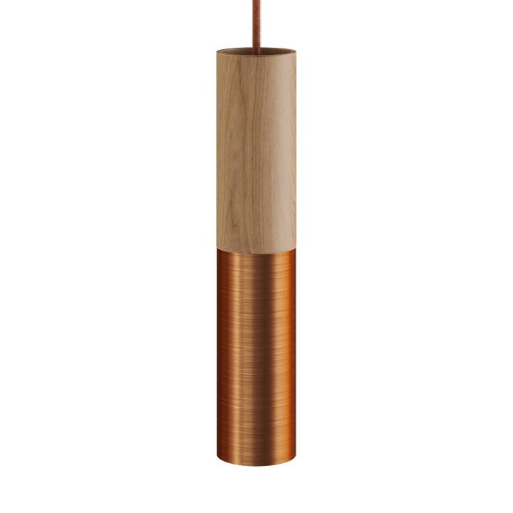 Pendant lamp Made in Italy complete with textile cable and for wholesale by LIGHTINUP S.R.L.