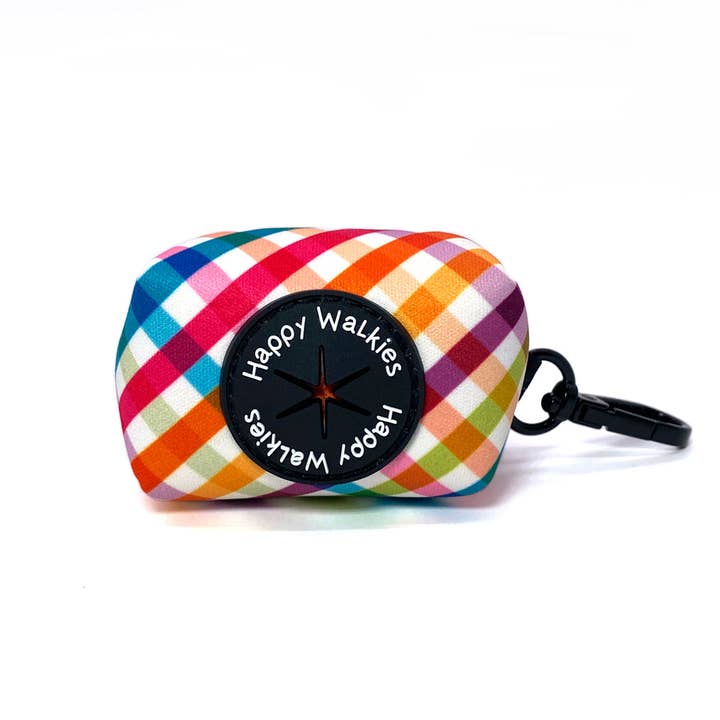 Porta sacchetti con cerniera Happiness per la vendita all'ingrosso da parte di Happy Walkies
