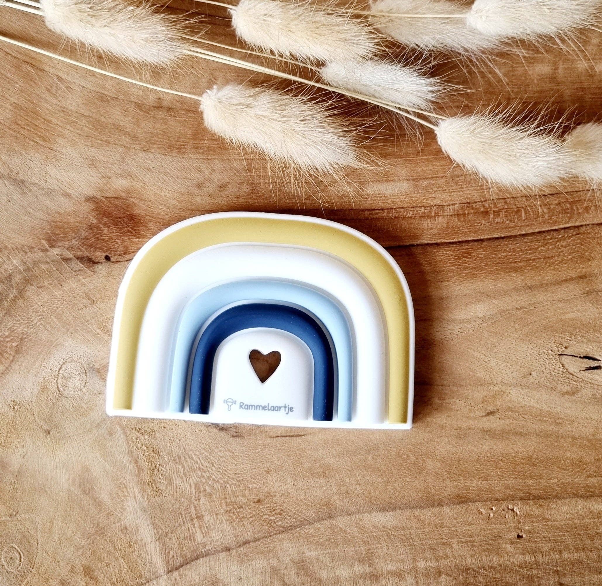 Rammelaartje - Wholesale Teether (Not Clip-On) - Baby - Rainbow Silicone Teether - Multicolour4