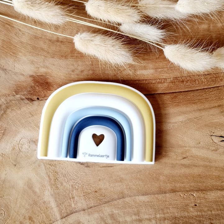 Rammelaartje - Venta al por mayor Mordedor - Bebés - Mordedor de silicona arcoíris multicolor4