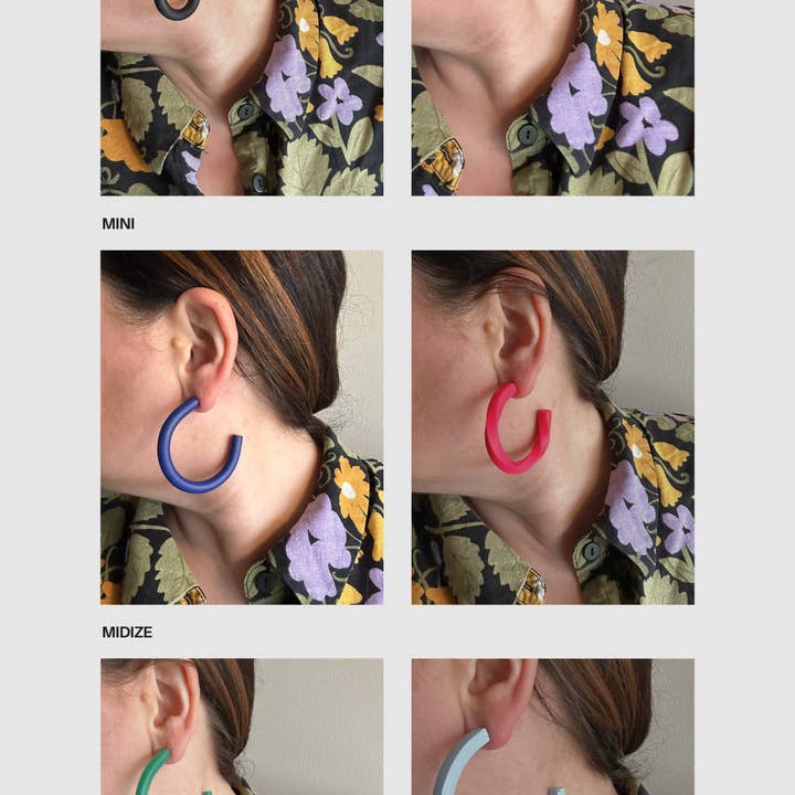 alittlecoy - Wholesale Hoop earrings - Jumbo Hoop Circle earrings by alittlecoy 5