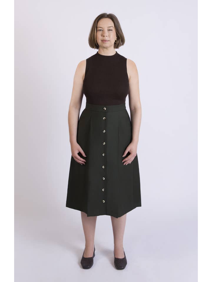 Aam The Label - Wholesale Skirt - Women's - The Wool Midi Skirt15