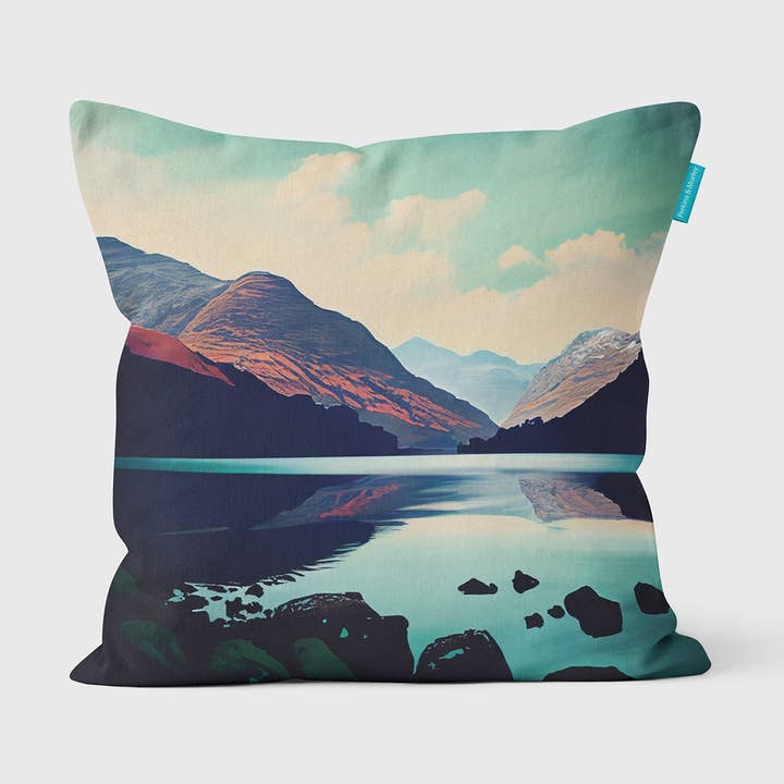 Mountain View Cushion | Peak Experience Collection for wholesale by Perkins & Morley