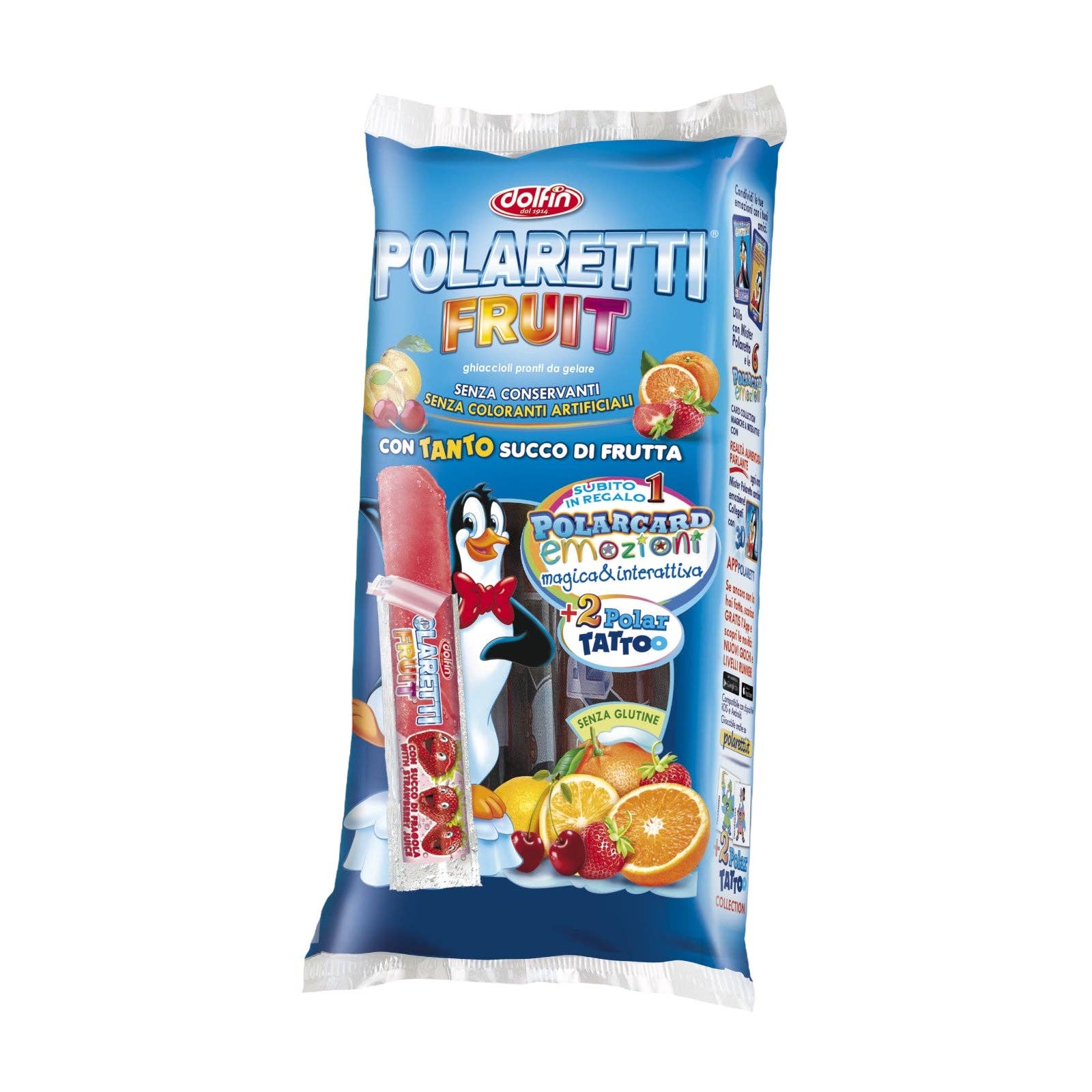 Made in eatalia – wholesale Boiled sweets – Polaretti Dolfin Ice Lollies To Freeze0