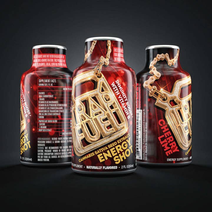 Trap Fuel Energy Shot Ciliegia e Lime per la vendita all'ingrosso da parte di Trap Fuel Beverage Holdings