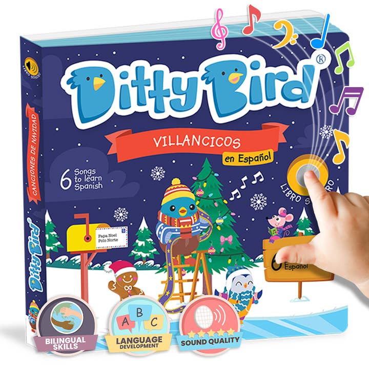 Ditty Bird Australia - Wholesale Book - Kids - Ditty Bird Baby Sound Book: Villancicos (Spanish-Christmas)