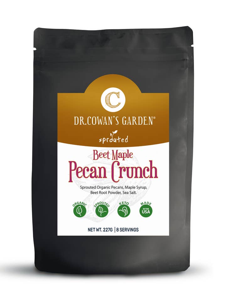 Gearomatiseerde Ontkiemde Noten – Biet Ahorn Pecankrokant voor wholesale door Dr. Cowan's Garden